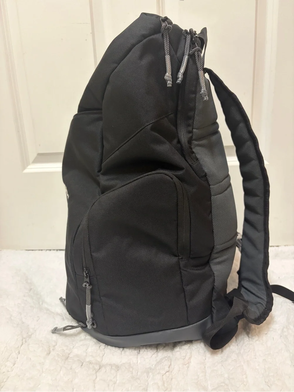 Nike Black Backpack with Purple Montverde Basketball Logo